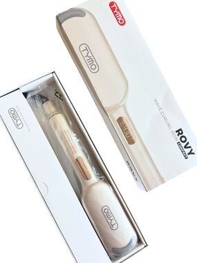 TYMO ROVY Compact Wave Curling Iron 1" – Elegant Gold (Model HC507PM) – OPEN BOX
